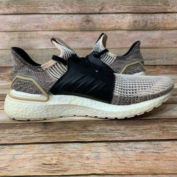Adidas Ultraboost 19 Linen/Core Black/Brown - Picture 2 of 9